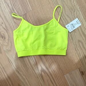 Malibu Sugar Neon Yellow Kids Camisole